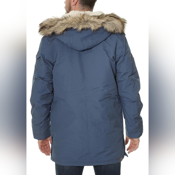 Quiksilver Ferris jacket / short parka blue M - Picture 2 of 14